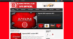 Desktop Screenshot of blagnacfc.com